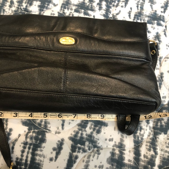 🎉🎉Host Pick🎉🎉Vintage 80s ETIENNE AIGNER USA BLACK LEATHER CLASSIC PURSE - Picture 7 of 13